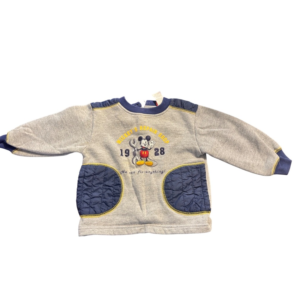 Vintage Mickey Mouse Repair Shop‎ Crewneck Pullover 18 Months Infant